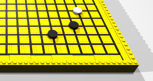 A computer rendering of the board