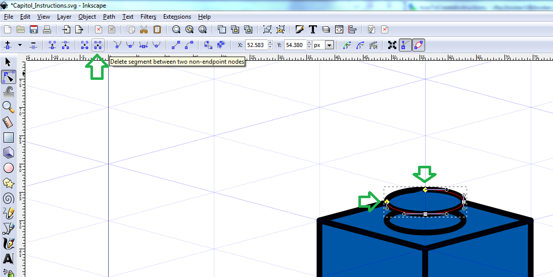 Figure 13: Delete path segment