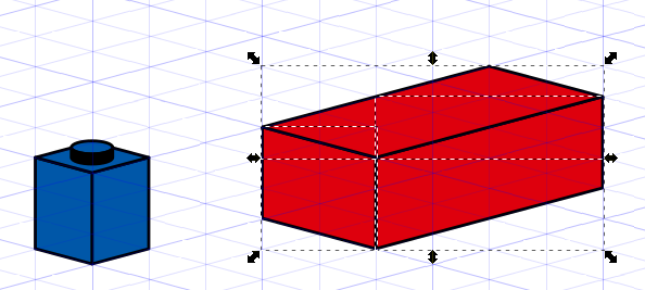 Figure 16: Studless red 2x4 brick