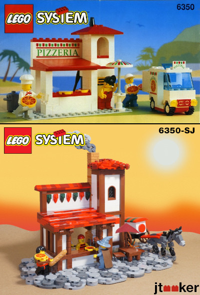 Comparison of my MOC with the original Pizza to Go set
