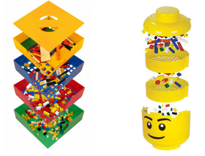 Tiered LEGO Sorters: Box 4 Blox (left) and Sort & Store (right)